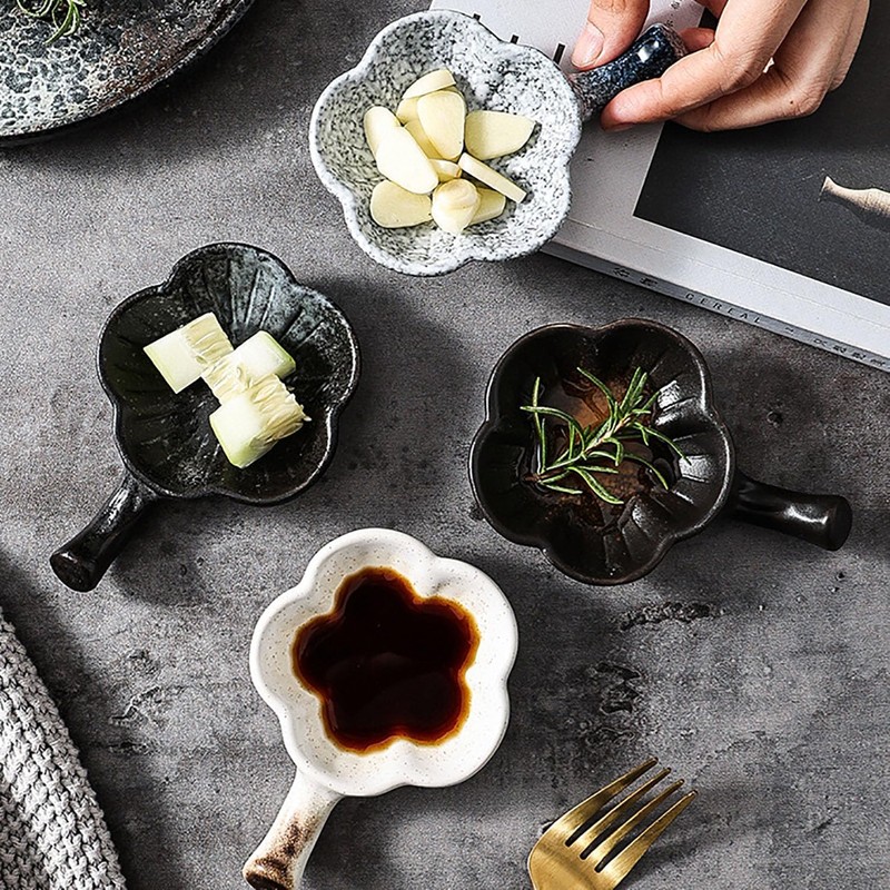 FYUEROPA 12 Pcs Sushi Plates with Sauce dish and Chopsticks,