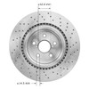 Bendix Premium PRT5943 Front Brake Rotor for Lexus IS F