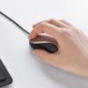BUFFALO Buffalo Wired Blue LED Silent USB 3 Button Mouse
