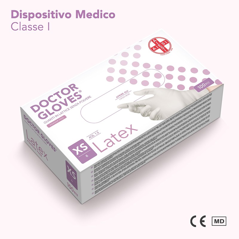 AIESI® Disposable Latex Powder-Free Gloves for Medical Use Doctor Gloves