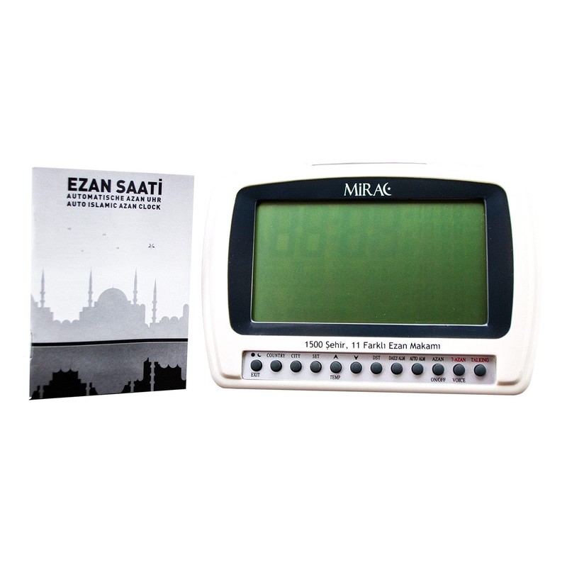 Mirac Ezan Saati Otomatic Automatic Azan Watch, Auto Islamic Azan