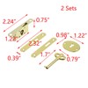 T Tulead Mini Box Locks Mortise Locks Wooden Box Locks
