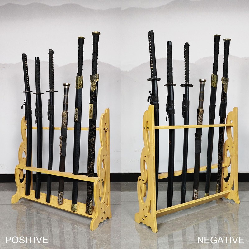 Sword Stand Display Floor Sword Stand Katana Holder 6 Tier