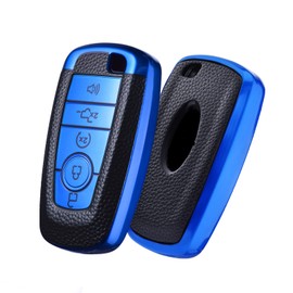 ELOHEI Funda protectora de TPU suave para llavero de Ford Fusion F150 F250 F350 F450 F550 Edge Explorer Escape Mustang