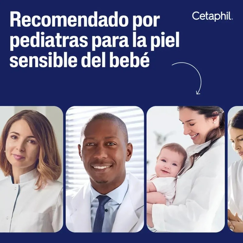 Cetaphil - Baby Baño Líquido Rostro Cuerpo Cabello Bebés 300ml