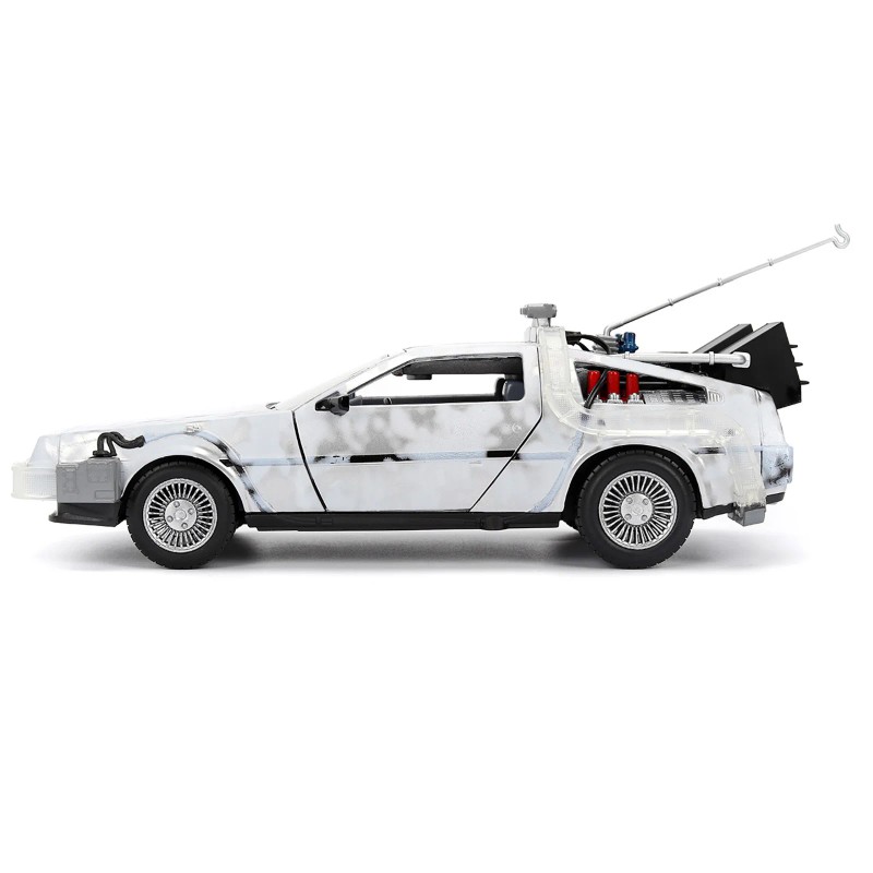 DCD DMC DeLorean Time Machine Frost Version Brushed Metal for