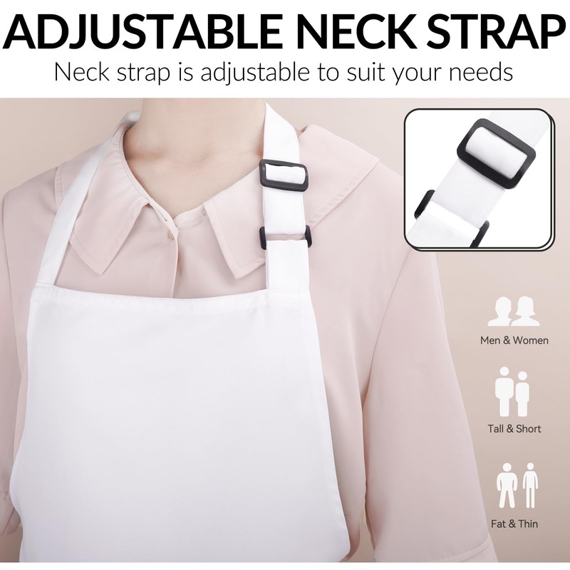 Cardkiss Chef Apron for Men and Women, Water & Oil