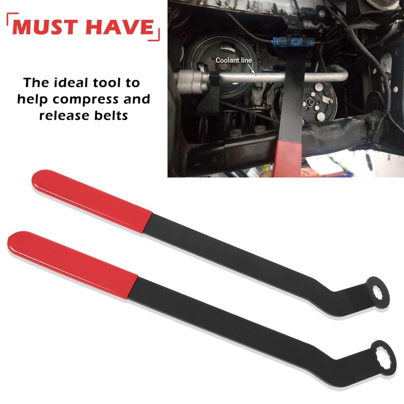 2 Pack 1016 Serpentine Belt Tensioner Tool Set Fit for