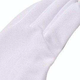 nature et evoluer Men's Antibacterial Gloves, UV Washable, Thin, white