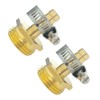 Hooshing 2PCS Garden Hose Male Adapter 1/4" Barb x 3/4"
