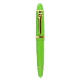 Sipliv Jinhao 159 Fountain Pen, Medium 18KGP Nib, Gold Trim, Green
