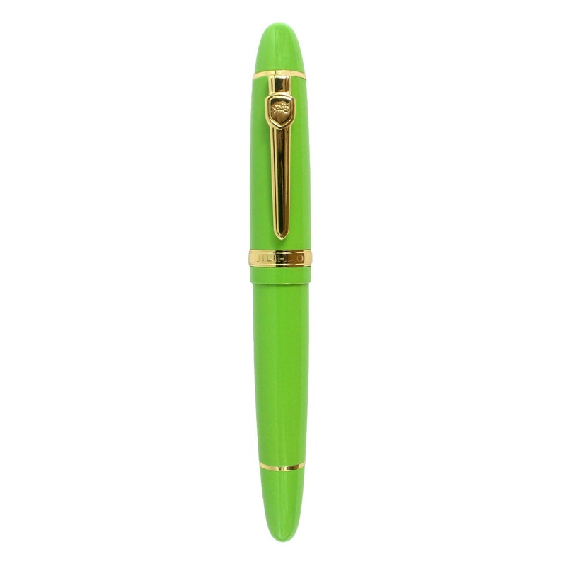 Sipliv Jinhao 159 Fountain Pen, Medium 18KGP Nib, Gold Trim,