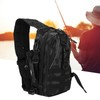 Backpack Knapsack Shoulder Messenger Bag Fishing Mountaineering Outdoor Lure Bagblack