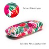 FEFI - Hard Case for Glasses Flower with Velvety Soft