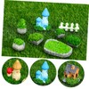 Toddmomy 1 Set Mini Trinkets Figurine Decor Micro Garden Fairy