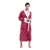 FashGudim Mens Robe Plush Robes for Men Warm Soft Fleece