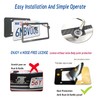 Aootf License Plate Frames Anti Theft- Tamper Proof Carbon Fiber