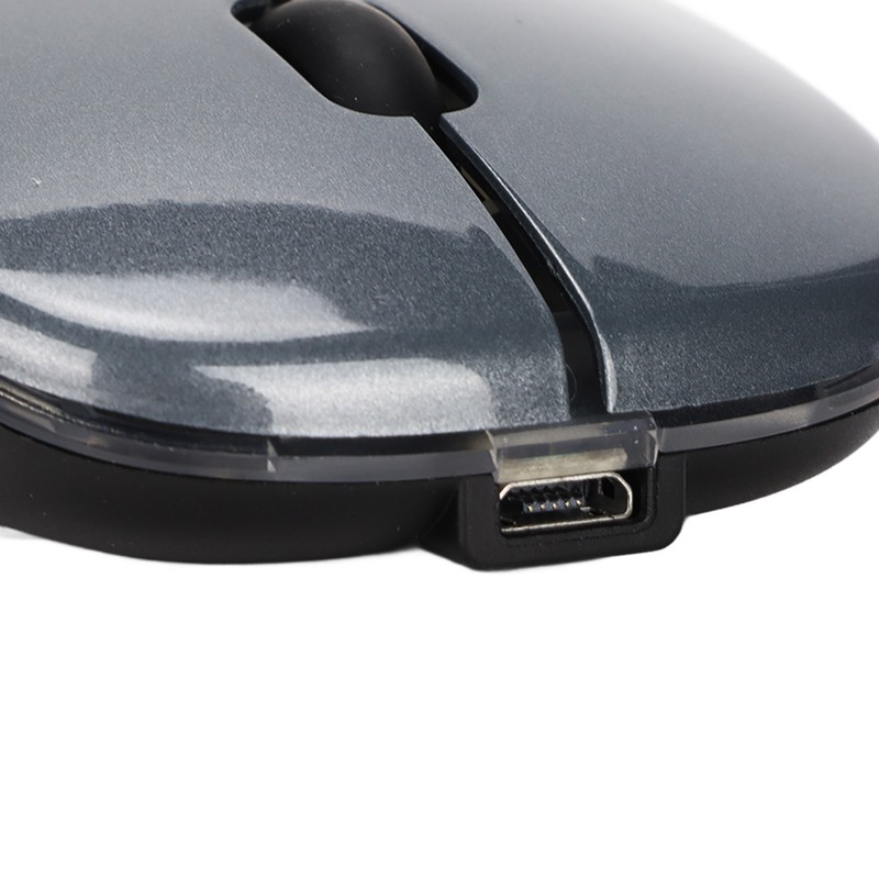 Wireless Mouse 2.4G Ergonomic Dual Mode LED Breathing Light 500mAh