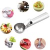 Rpanle Ice Cream Scoops with Easy Trigger, Stainless Steel Cookie