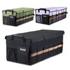 EAROND Car Trunk Organizer with Lid,Collapsible Car Storage Organizer with