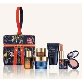 Estée Lauder Estee Lauder 7Pcs Advanced Night Repair Serum Supreme+ Creme Foam Lipstick Bag