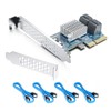 10Gtek PCIe SATA Card 4 Port with 4 SATA Cables