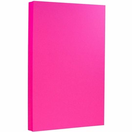 LUXPaper 8.5" x 14" Cardstock | Legal Size | Magenta Pink | 100lb. Cover | 50 Qty