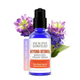 Bakuchiol Serum Anti Aging, Anti Wrinkle Retinol Cream Alternative with Hyaluronic Acid - Unmatched G3L Delivery System - 2 fl oz59.4 ml (2 fl oz)    