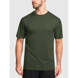5 Pack Men's Dry Fit Moisture Wicking Performance Tshirts Mesh Quick Dry Active Athletic Crew Tees Short Sleeve,4XL,5P2