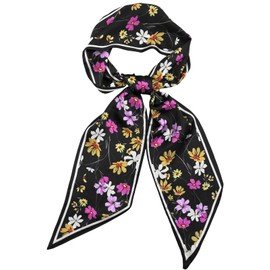 Dailyacc Hair Scarf for Women Fashion Silky Satin Headscarf Wrap Breathable Lightweight Neck Scarves For Handbag Accessories（Long 59"*5.9"