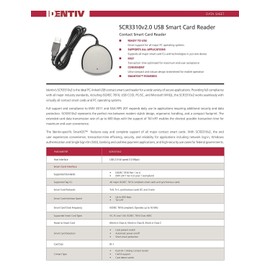 Identiv SCR3310v2.0 USB Smart Card Reader