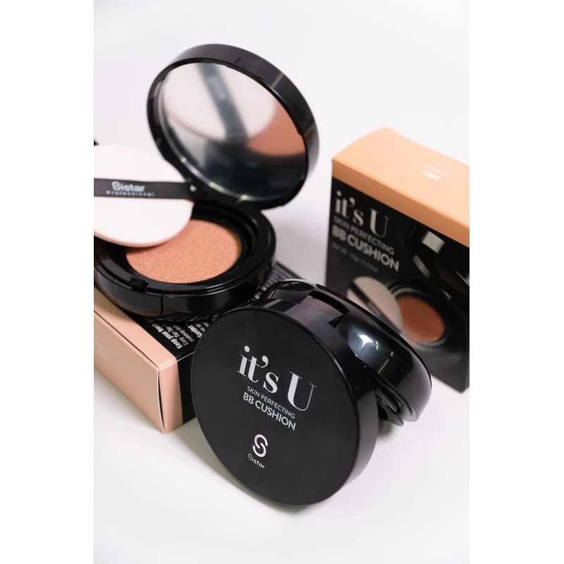 Sistar Skin Perfecting BB Cushion Full Coverage Long Lasting Natural
