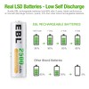 EBL 10 Counts AA Batteries 2500mAh 1.2V High Performance Precharged