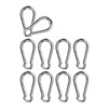 Lissey Carabiner 304 Stainless Steel Spring Hook Key Holder Multi-functional