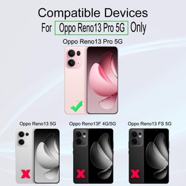 Ibywind 2 Pcs Screen Protector For Oppo Reno13 Pro 5G,Flexible TPU Film,With 1Pc Camera Lens Protector,1Pc Back Film[Bubble Free][Easy Installation][HD Clear][Self-Healing]