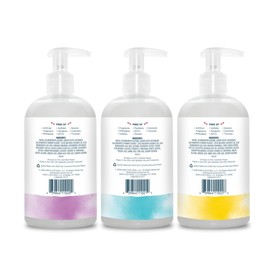 Kirk's Hydrating Hand Wash - Made with Coconut Oil and Aloe Vera, With Odor Neutralizing Technology To Help Eliminate Odors, Non-GMO, Vegan, Variety Pack, 12 Fl Oz. 4 pack