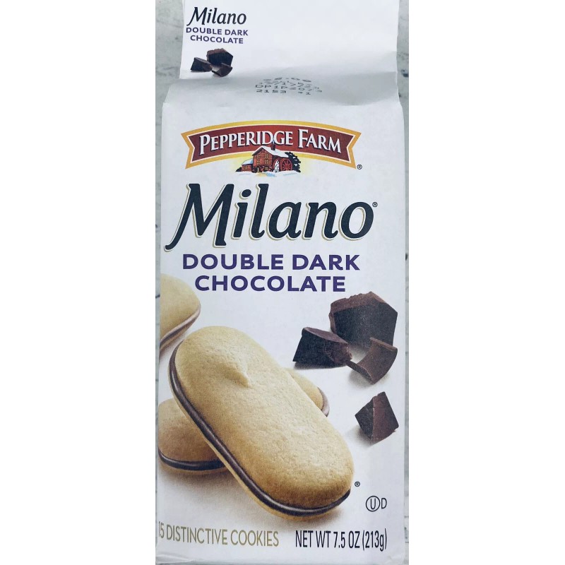 Pepperidge Farm 5x Pepperidge Farm Milano DOUBLE DARK CHOCOLATE Cookies