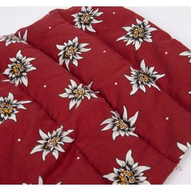 Neck Pillow with Back – Flower Edelweiss – Cherry Stone Cushion – Neck Pillow – Back Heat Cushion