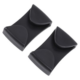 Ski Goggle Clips Ski Helmet Clamp Easy Installation Winter Sports Goggles Holder Skiing (Black)