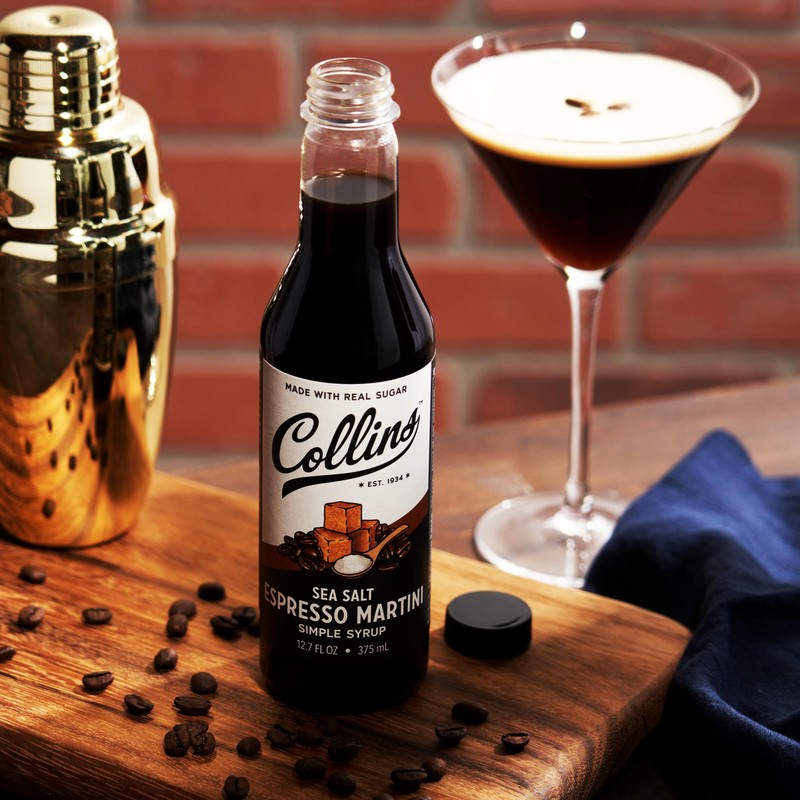 Collins Sea Salt Espresso Martini Syrup - Martini Mix Espresso