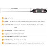 oujilet Thermometer Küche 2 Stücke Universales Haushaltsthermometer Digitales Kochthermometer Küchenthermometer