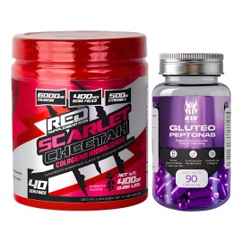 Colágeno Hidrolizado 400g + Glúteo Peptonas Kiv 90 Cápsulas