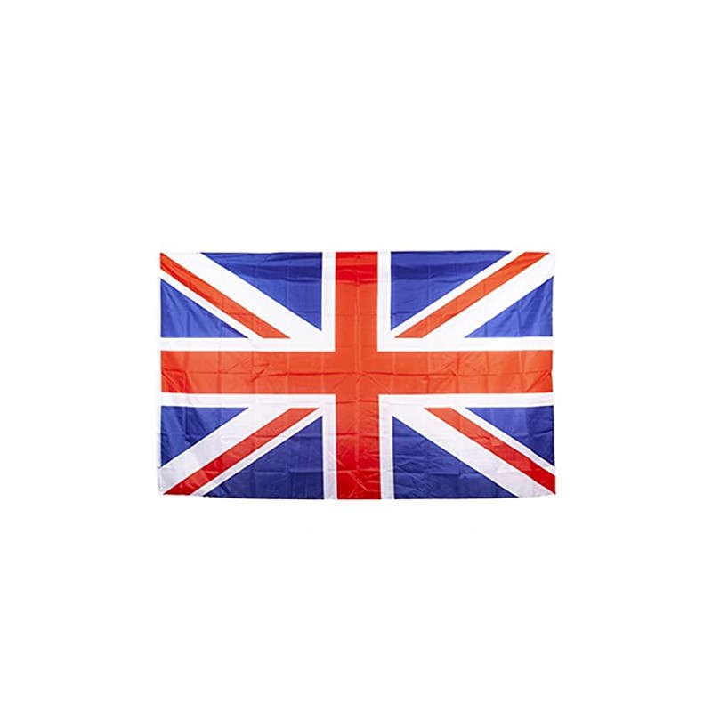 Union Jack Red White Blue 8ft Flag Queen Royal Street