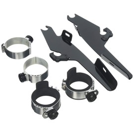 Memphis Shades MEM8992 Black Trigger-Lock Mount Kit fits Yamaha XVS650/1100A V-Star Classic Models 1998-2015