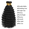 Real Hair Wefts for Sewing Invisible, Water Wave Bundles, Remy