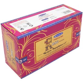 Satya "Nag Champa" Rose Natural Incense Sticks, 15 g 15 g/Pack, 12 Packs/Box Price is for The Box