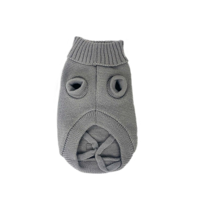 Huskimo Rainbow Dog Jumper, Grey, 40cm