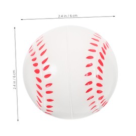 Kisangel 12pcs Flexible Bouncy Baseballs for Teens Training Softballs for Chasing Playing and Outdoor Fun