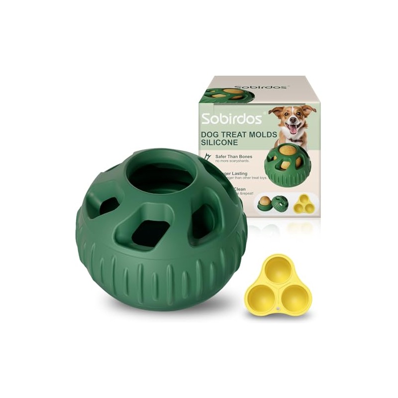 2 Piezas de Juguetes para Masticar Perros con Molde de
