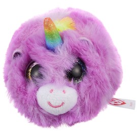 TY 2005101 Rosette Unicorn Plush Animal, Purple, 10 CM